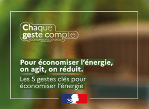 photo du gouvernement sur la sobriété énergétique